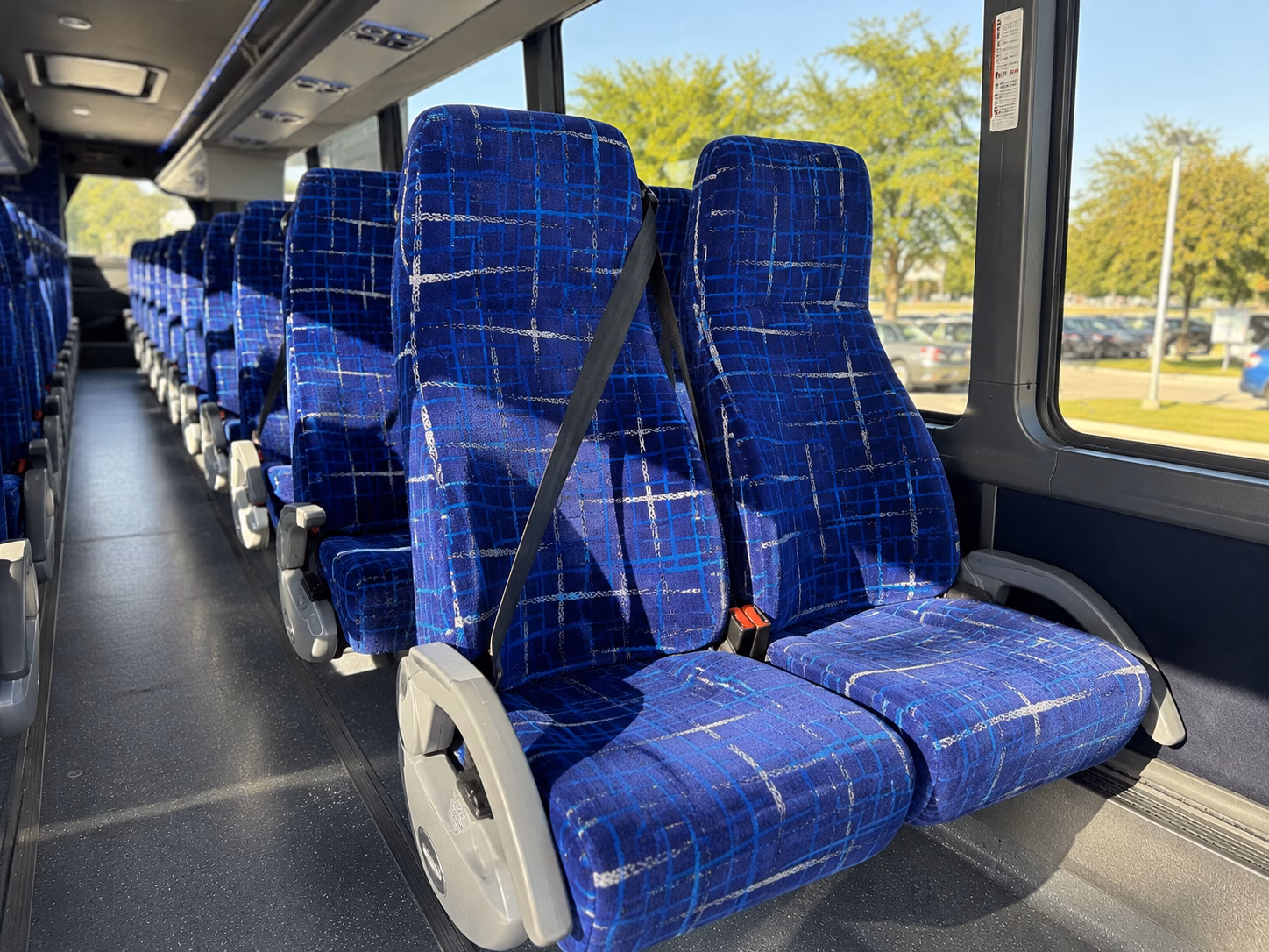 charter buses across the bay bridge to the exploratorium and california academy of sciences