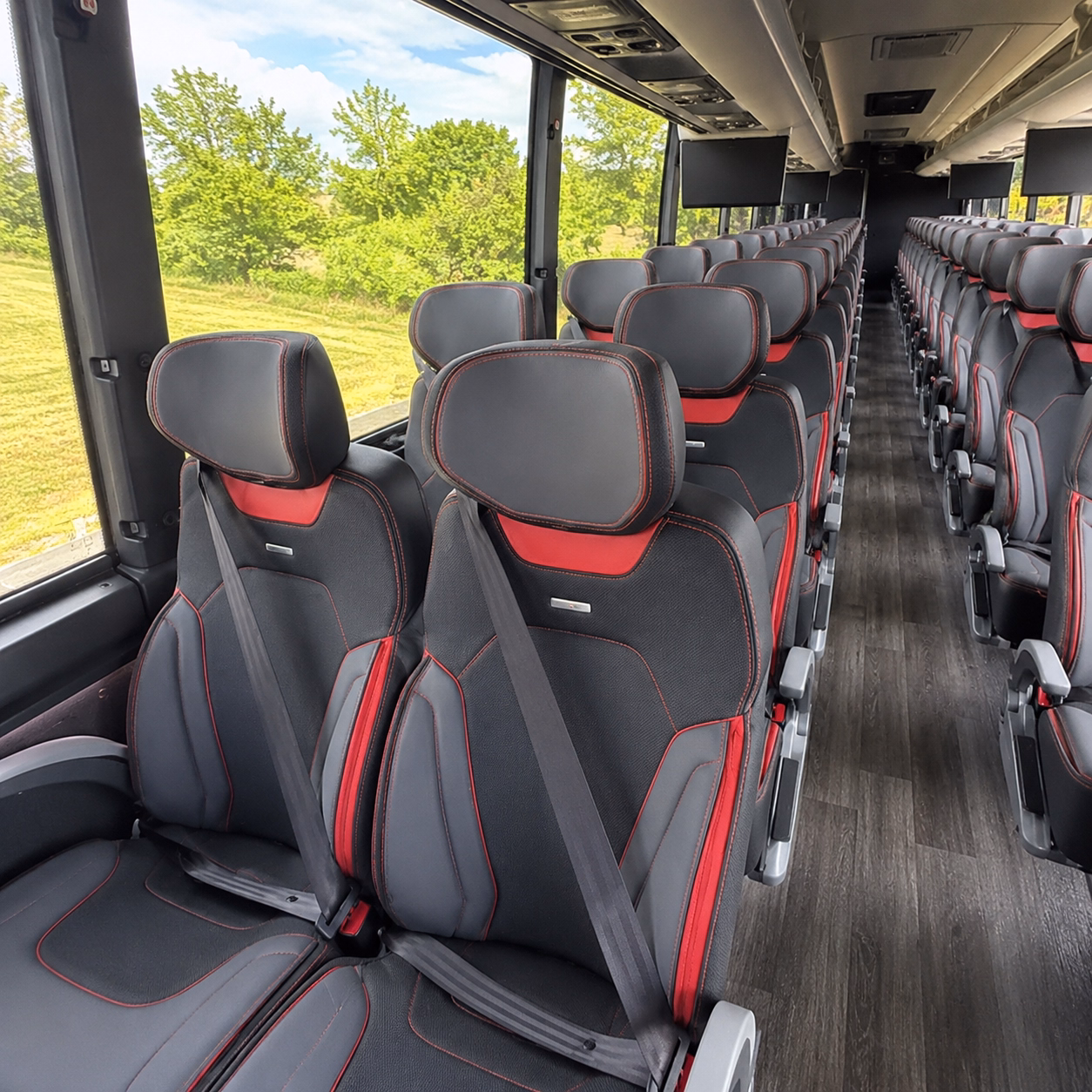 san leandro airport transportation onboard seating
