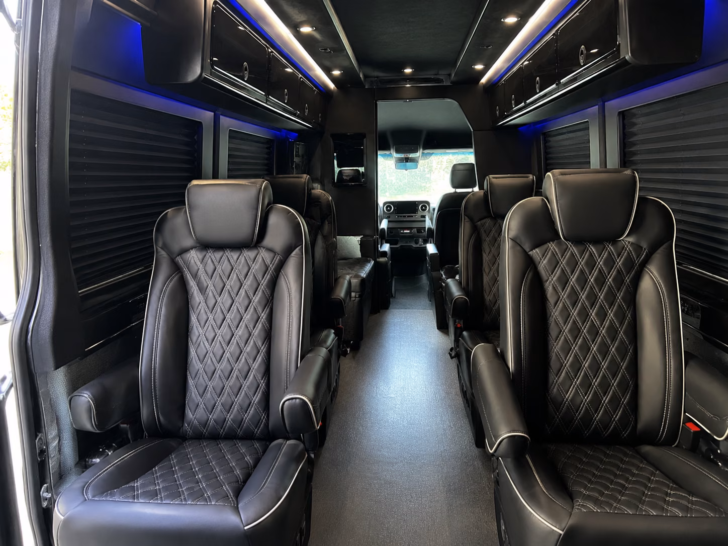 san leandro corporate event transportation onboard seating