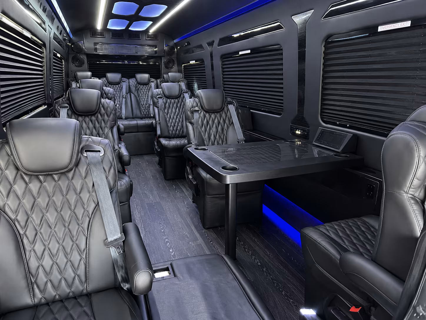 san leandro prom transportation onboard seating